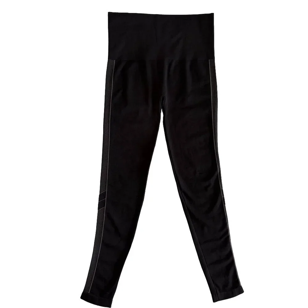 Assets by Spanx Black High-Waist‎ Leggings Size L